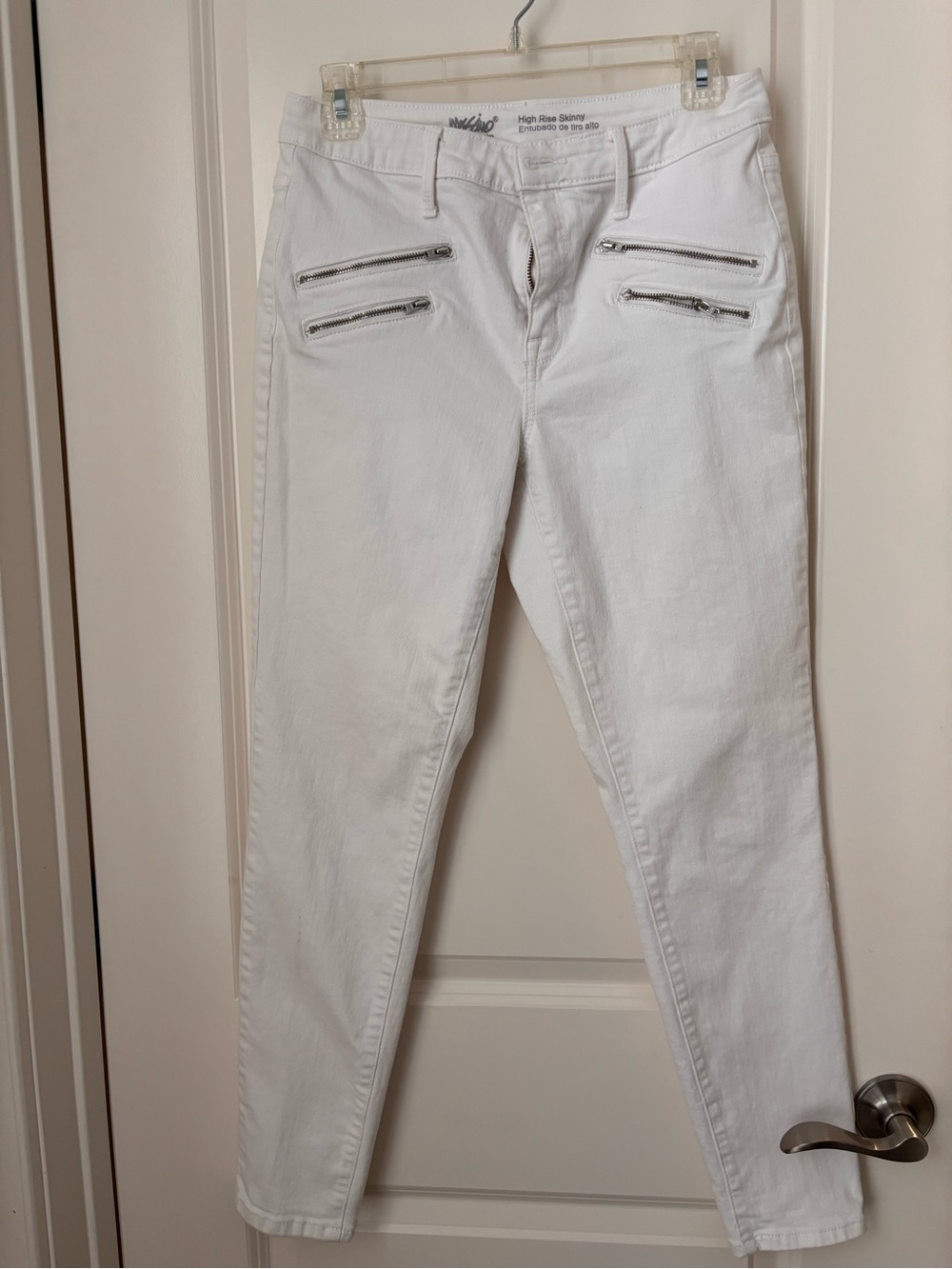 Mossimo Supply Co. White High-Rise Skinny Jeans